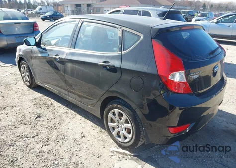 2012 Hyundai Accent Gs from USA, damaged, VIN KMHCT5AE7CU034585